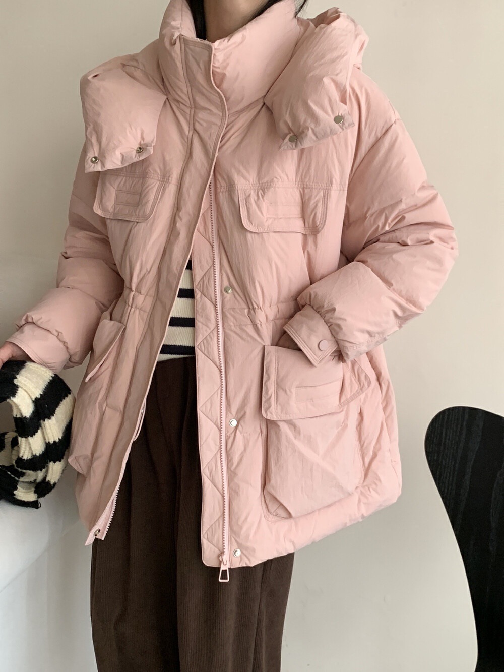 Fashionable cute down jacket