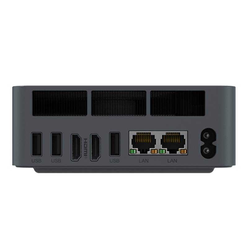 Eqr5-D4 5500U Dual HDMI Dual Network Port Mini Computer Host Built-In Power Supply Mute
