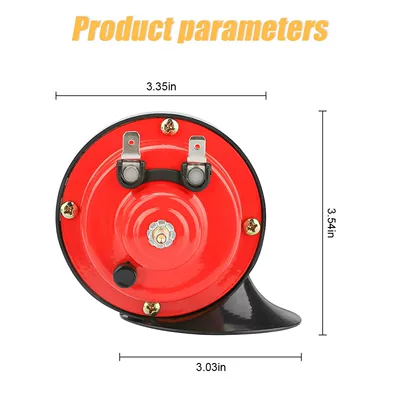 Modified Snail Horn Car: Car horn/tweeter