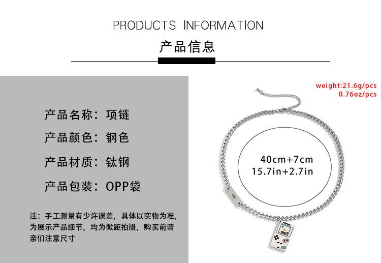 Tide Fashion Titanium Stee Couples Street Hip-hop Stitching Letter Sweater Chain display picture 1