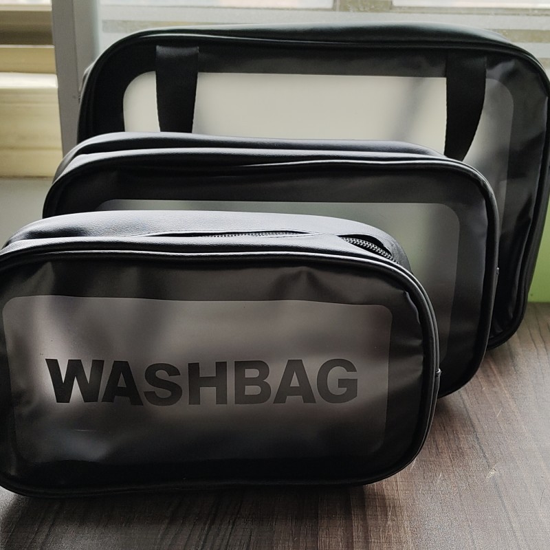 Nuevo ins Internet celebridad PVC bolsa de lavado impermeable bolsa de cosméticos de gran capacidad bolsa de almacenamiento de viaje transparente fabricante bolsa de baño