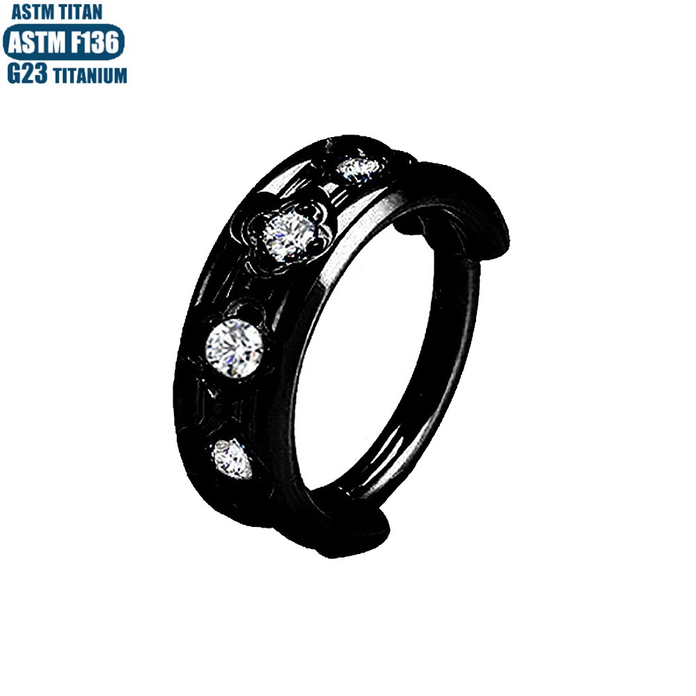 Pointed titanium steel lip stud product view