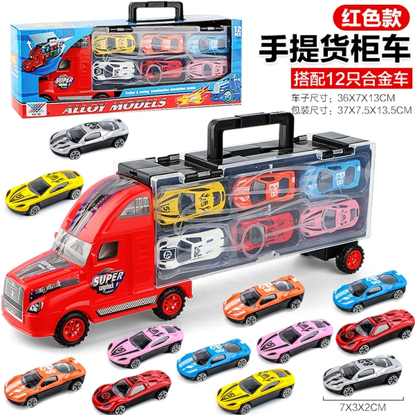 Red alloy car, 528G