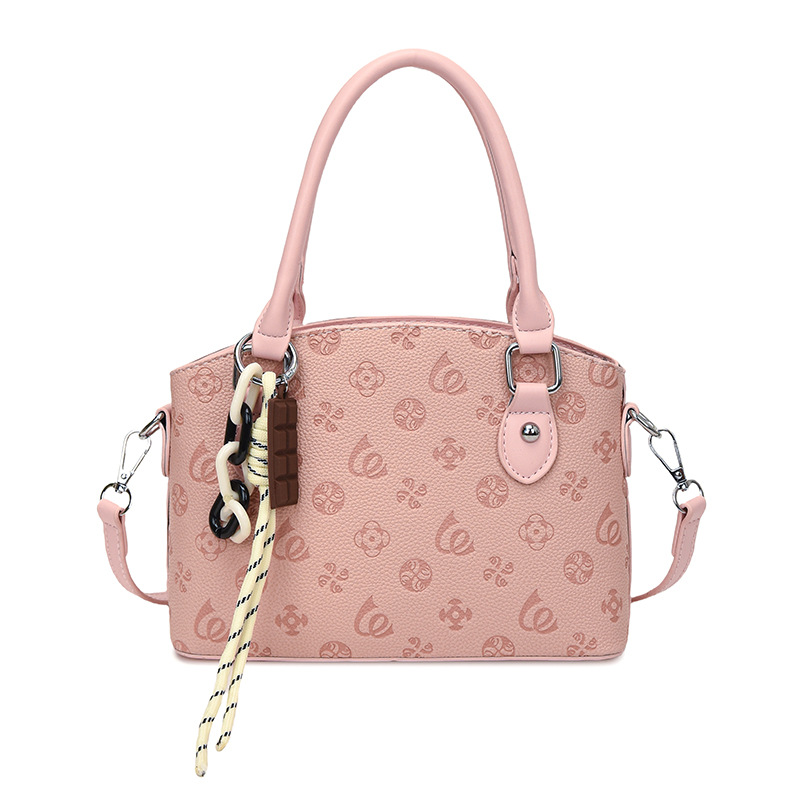 Bolso de textura transfronteriza 2025 verano nuevo estilo bolso de hombro con patrón de lichi bolso de mensajero en relieve de moda mujer