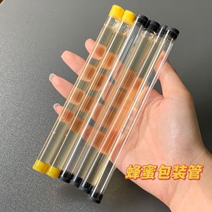 Food Grade Pctg/Pc High Transparent Plastic Tube Portable Straw Plastic Honey Juice Filled with Liquid Packaging
