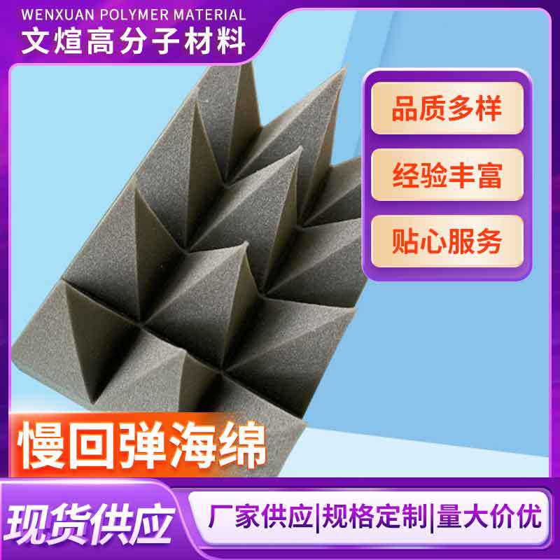 High Resilience Memory Foam, High-Density Sound-Absorbing Foam, Recording Studio Soundproofing Foam Filling, Wholesale
