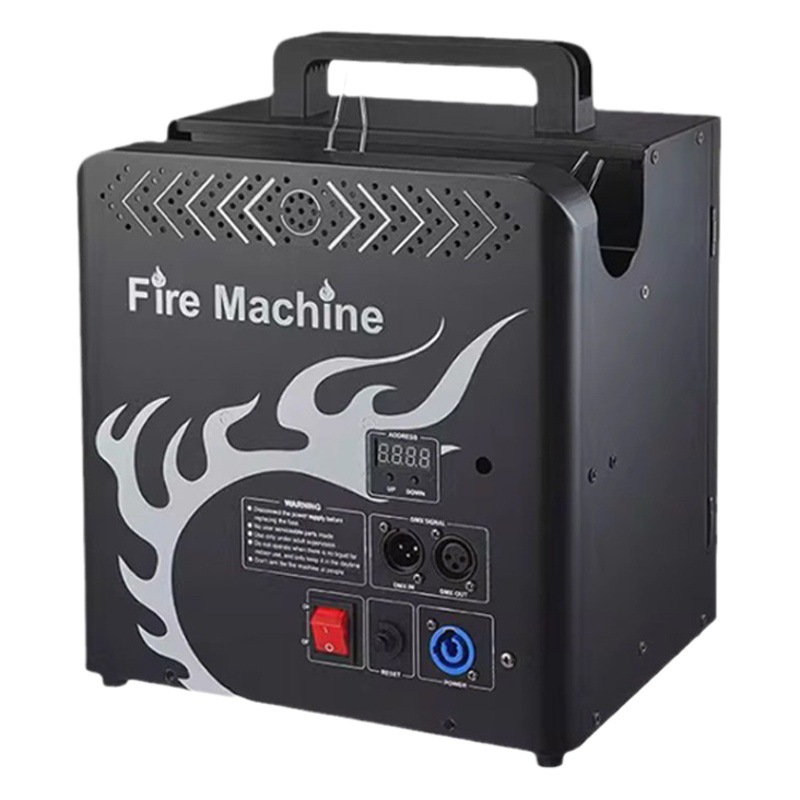 Máquina de chorro de etapa DMX512 control remoto máquina de columna de fuego atmósfera accesorios sola cabeza tres cabeza máquina de llama máquina de efecto de fuego