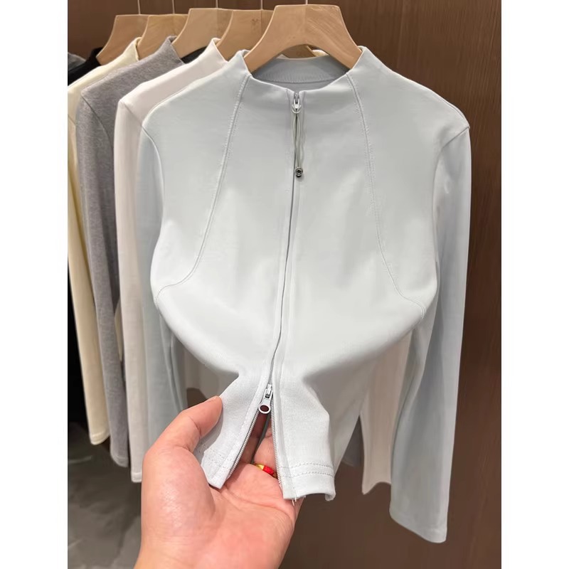 Design long-sleeve with zipper