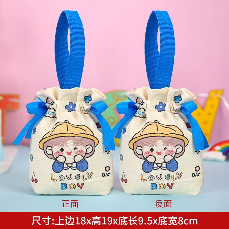 Gran cordón de niño de dibujos animados