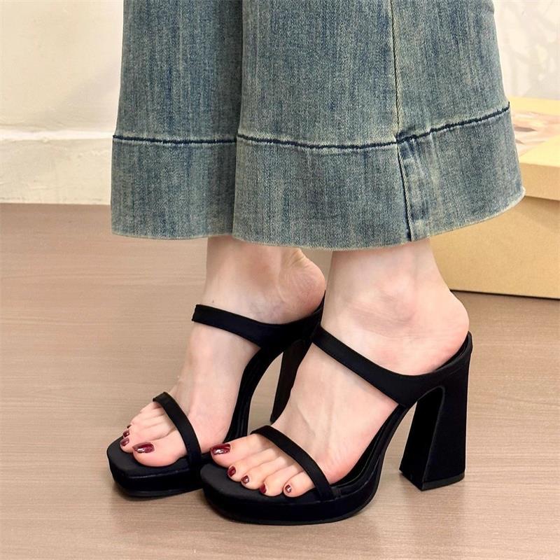 Leopard Print High-heeled Sandals For Women With Platform Strap_voghion.com