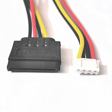 15Pĸ�DС4PINĸ2.54mm�g���DSATA XH���幩늾�ITX�Դ�����ؙC