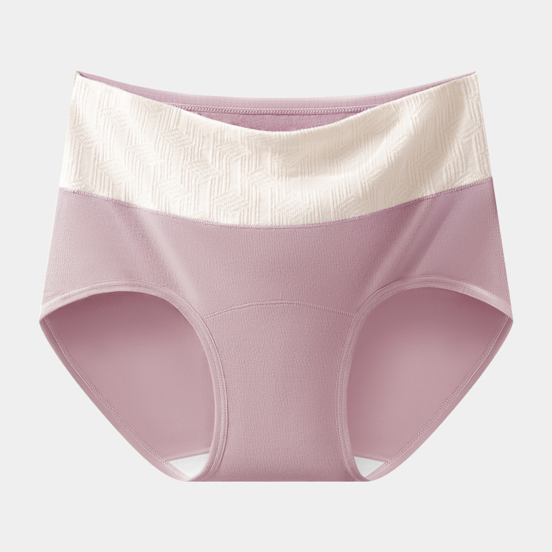 Ladies de cintura alta, algodón de algodón puro, antibacteriano, sin costuras, abdomen, caderas, barriga pequeña, pantalones cortos para niñas, talla grande, refrescante