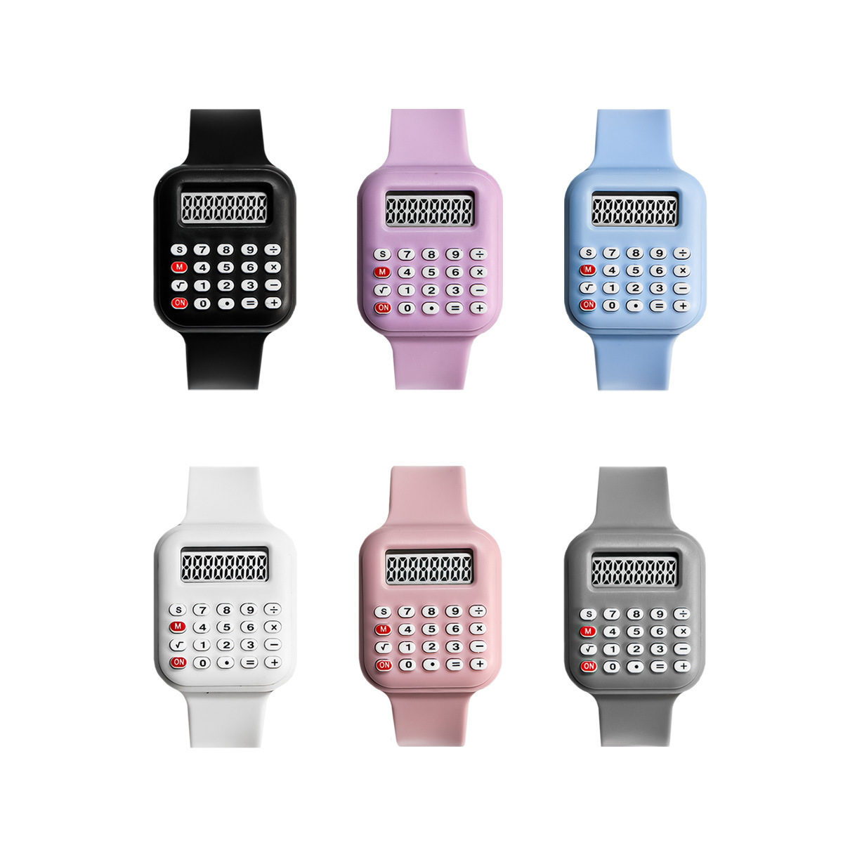 2024 nuevo reloj para niños calculadora electrónica de la fiesta de los estudiantes reloj de fecha digital reloj electrónico para hombres