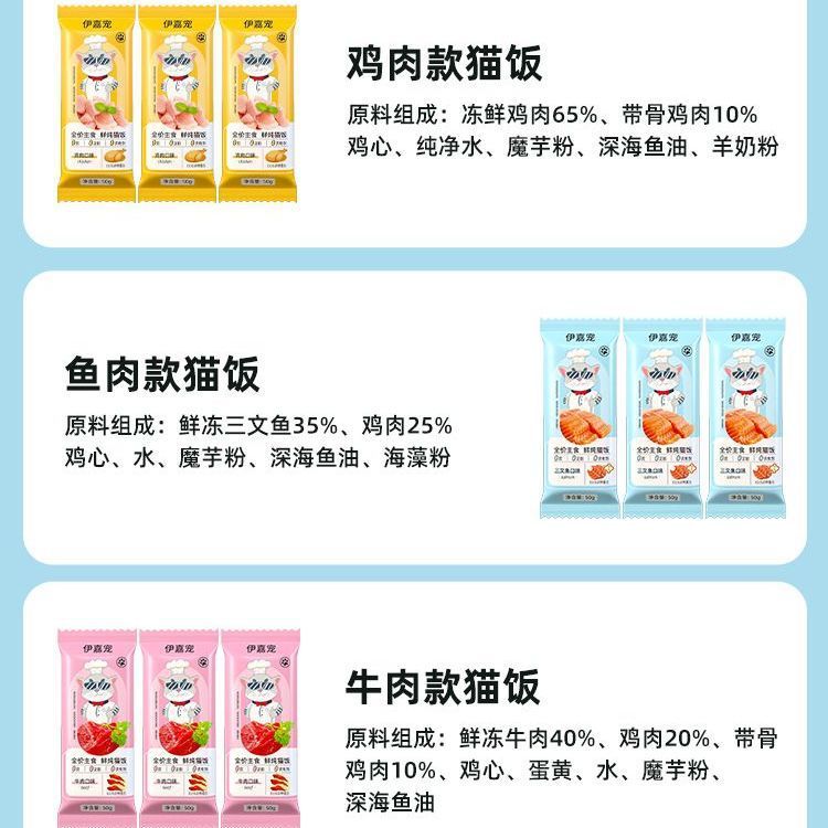 Alimentos básicos a precio completo para gatos