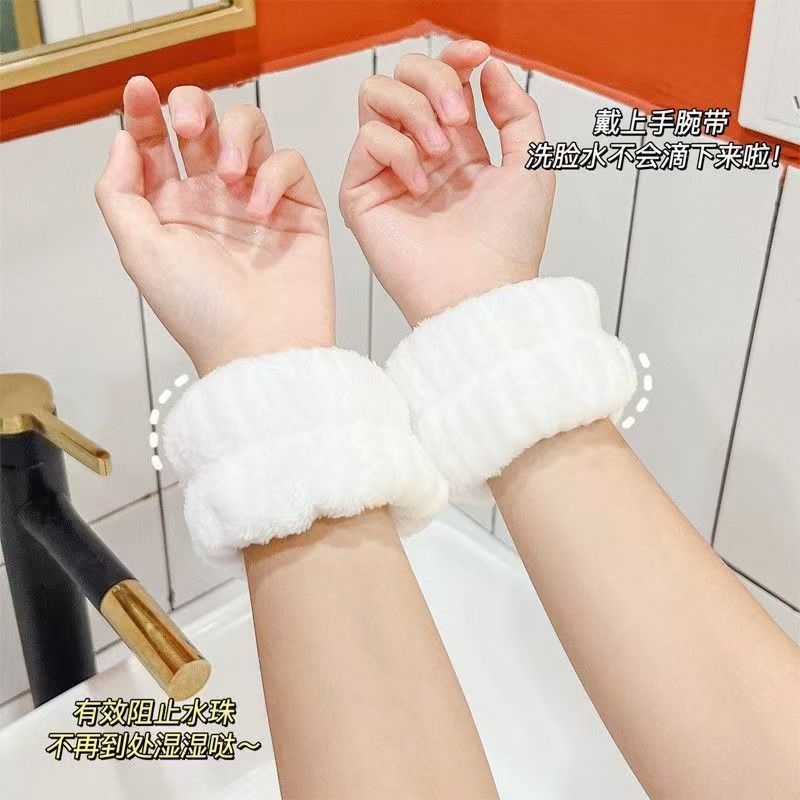 20PC クロスボーダー 20 個コーラルベルベットメイクスポンジ三角親指ハート型パフヘアバンド組み合わせセット美容卵|undefined