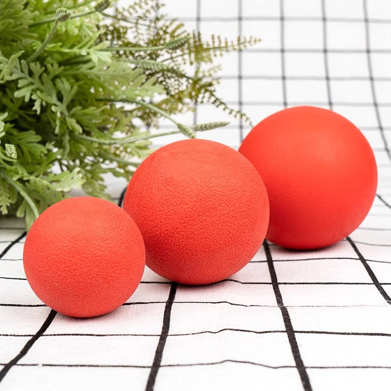 Dog Toy Rubber Elastic Ball Solid Ball Bite-Resistant Molar Teddy Golden Retriever Medium and Large Small Size Dogs Dog Toy Ball