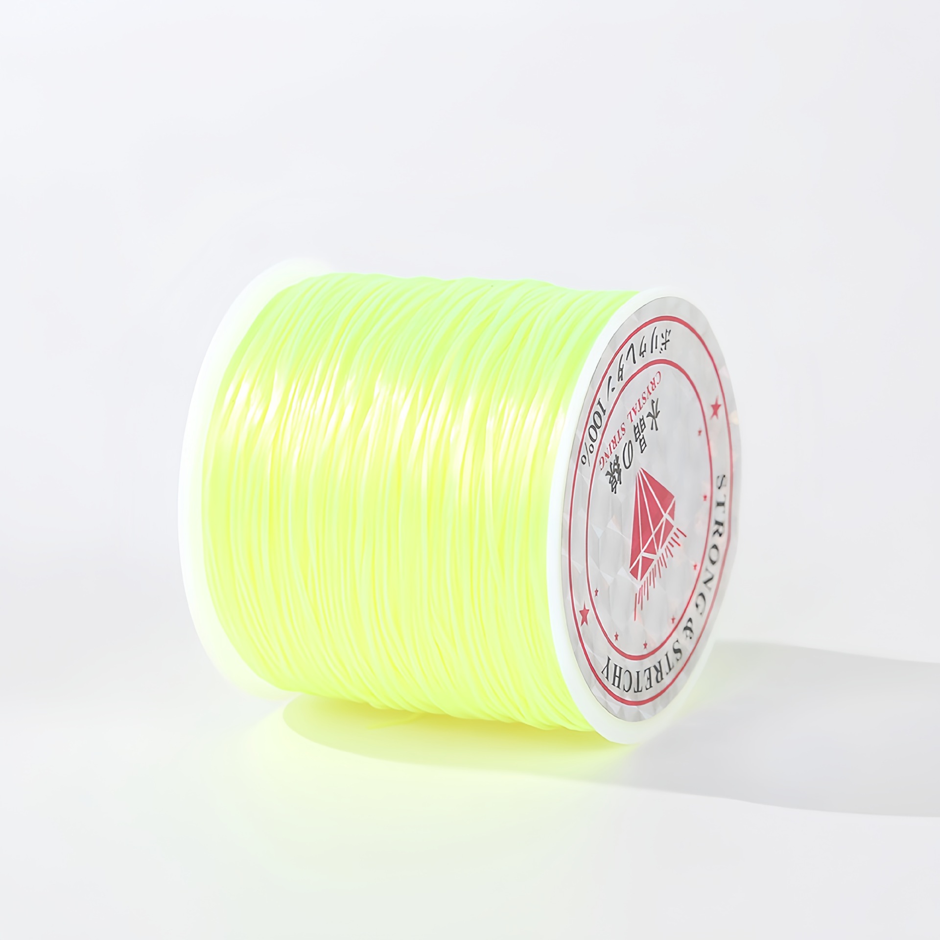 Flat elastic thread [fluorescent yellow]