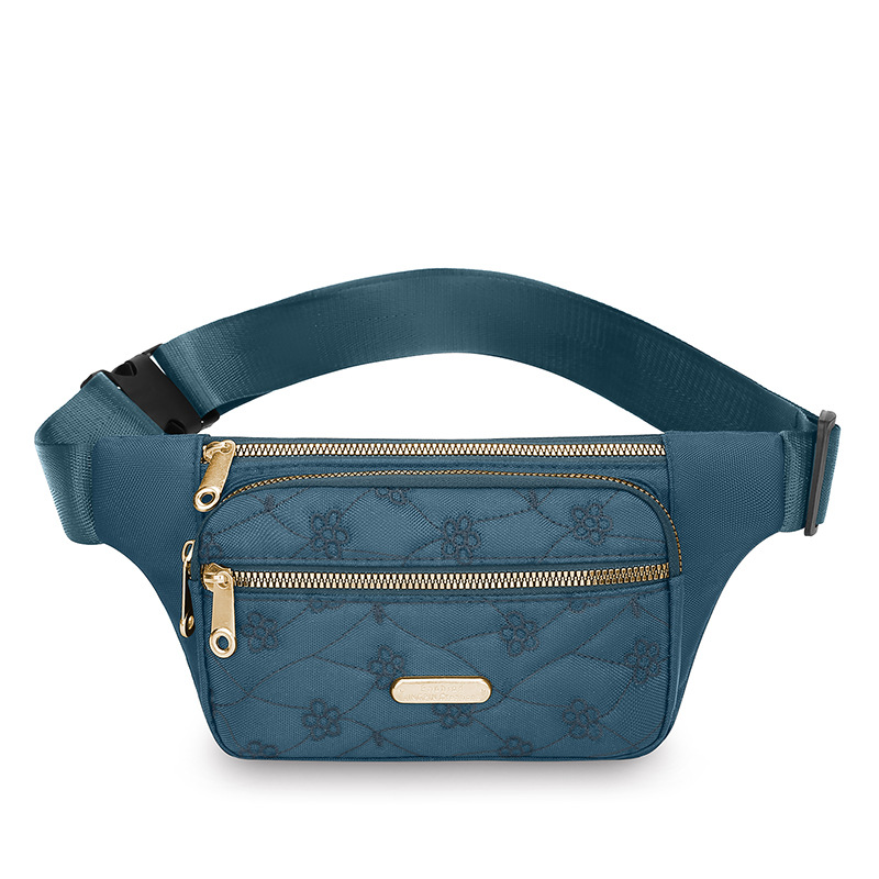 Bolsita de cintura de moda, bolsa de teléfono móvil de gran capacidad resistente al desgaste para hombres deportivos multifunción