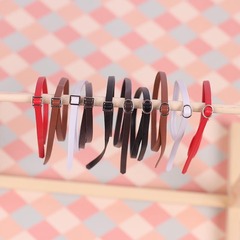 20厘米娃衣皮帶批發棉花公仔小娃娃皮帶棉花娃娃裝飾皮帶迷你皮帶