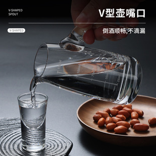 Glass Liquor Dispenser, Small Wine Bottle for Hotel Use, White Wine Cup Set, 100ml Red Wine and Foreign Wine Decanter
