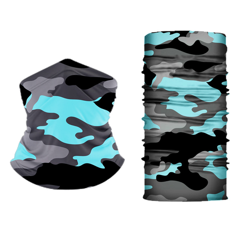 Xunhui sin costuras de alta elástico Lycra pañuelo transfronterizo Amazon montar protección solar Deportes al aire libre a prueba de viento mágico pañuelo en la cabeza