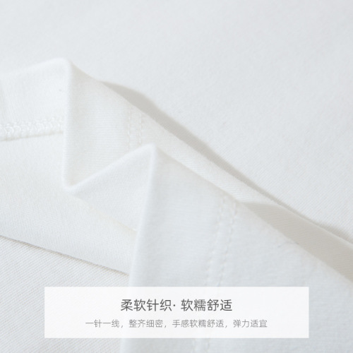 Baby Girls Spring and Autumn T-Shirt Pure Cotton Top Crew Neck Cute Long Sleeve Baby Doll Collar Base Shirt Autumn Clothes