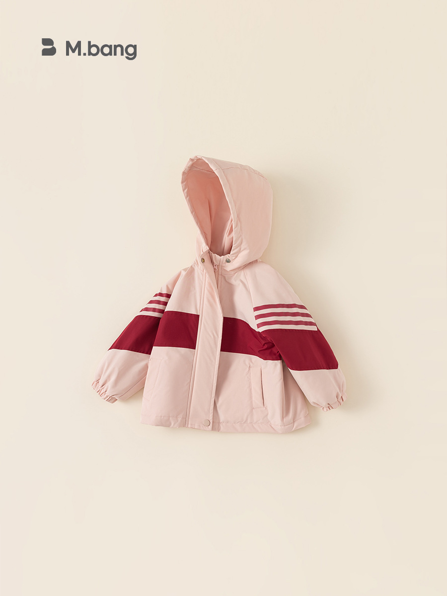 Babycity niños casual chaqueta acolchada de algodón invierno niñas color a juego chaqueta con capucha chaqueta acolchada caliente DY23152