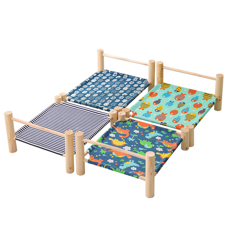 Ropa de primavera y verano para gatos, cama de marcha para mascotas, cama para perros pequeña y mediana, caseta para perros en el suelo, hamaca para gatos extraíble y lavable, venta al por mayor transfronteriza