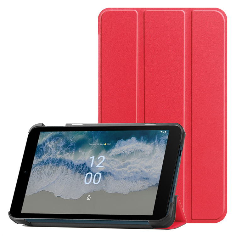Suitable for Nokia T10 Tablet Case Nokia T10 Tri-Fold Drop-Resistant Flat Leather Case Suitable for Nokia T10 Tablet Case Nokia T10 Tri-Fold Drop-Resistant Flat Leather Case