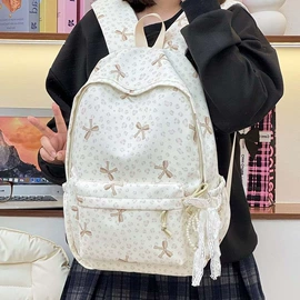 女士双肩包;中大学生书包