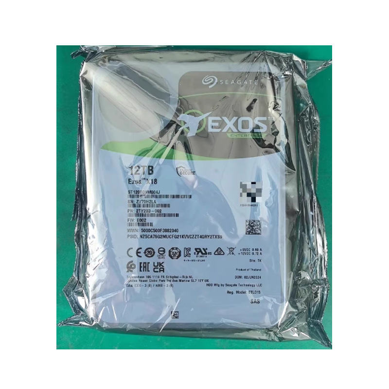 St12000Nm004J 12t Sas 7.2K 12Gb 3.5 Galaxy Enterprise Server Hard Drive