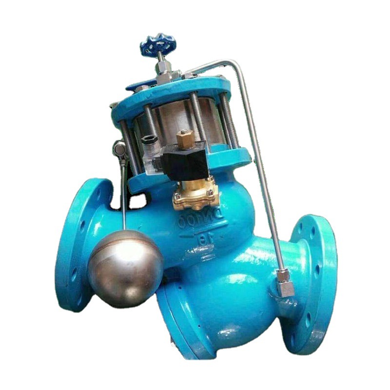 YQ98003过滤活塞式遥控浮球阀 碳钢过滤活塞式遥控浮球阀