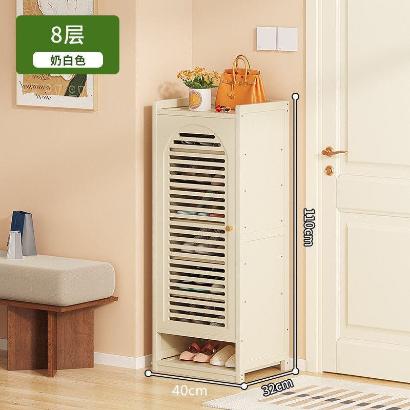 入户门外鞋柜单门小户型带门窄款高立式家用进门口长30宽40cm鞋架|undefined