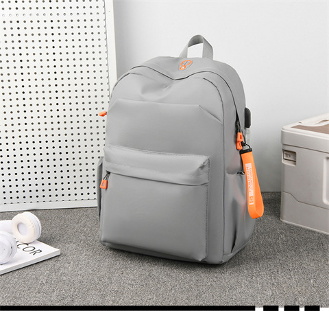 2023 New leather film backpack Summer Trend Men's and women's large-capacity student computer bag school bag undefined