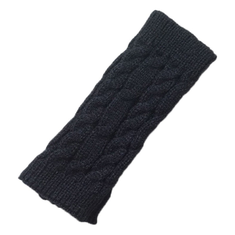 Yifan otoño e invierno al aire libre viaje caliente manga de protección de la mano de moda coreana 20cm medio Dedo de punto manga de brazo giratorio