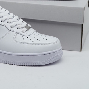 Putian Putian Air Force Low-Top White Shoes for Men and Women, Thick-Soled Casual Height-Increasing Shoes for Students, Pure Black