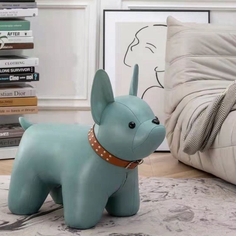 斗犬换鞋凳法斗凳婚庆网红板凳法斗狗动物凳子创意卡通摆件坐凳法|undefined