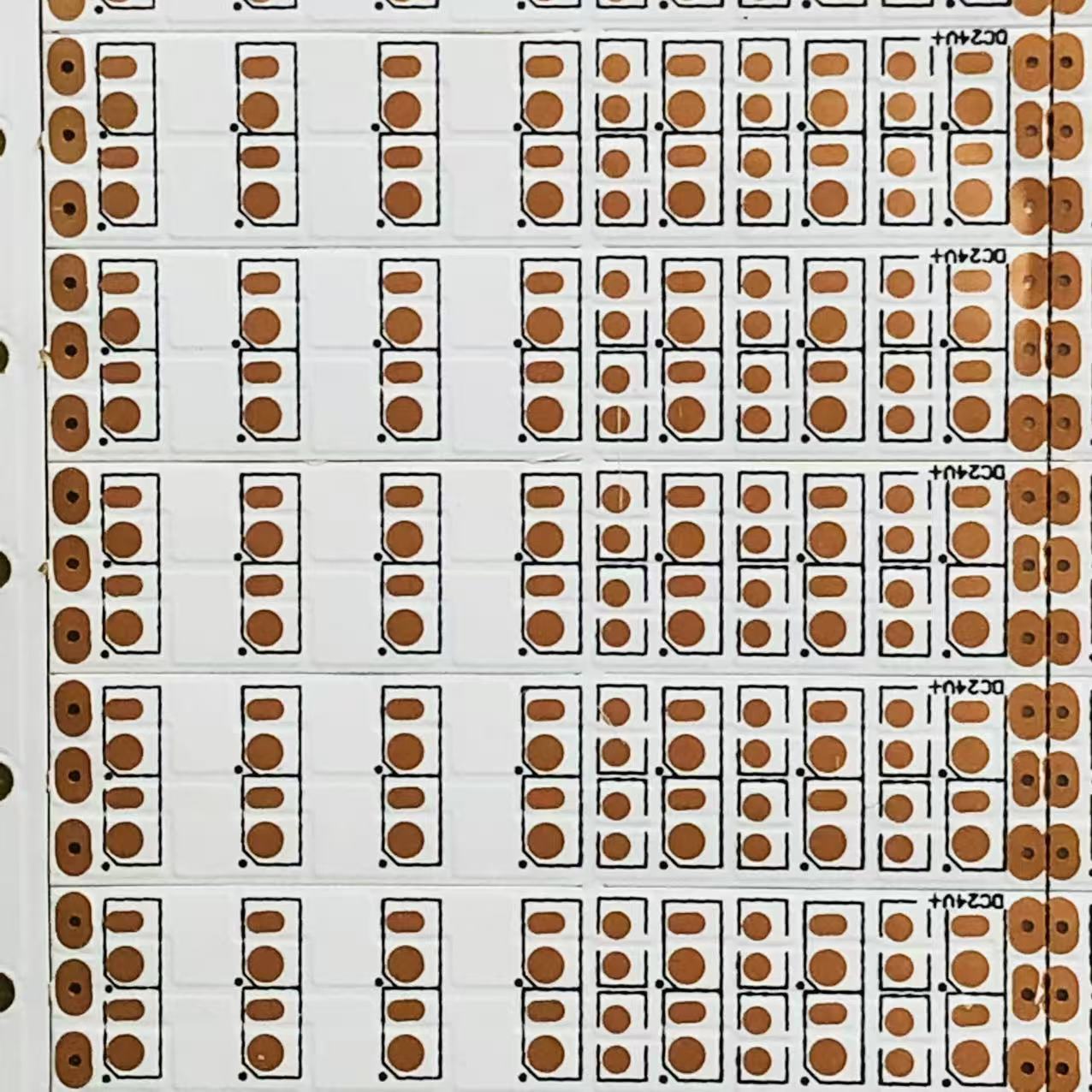 FPC柔性线路板2835 24V 252D双排7灯3电阻  9段特厚500*12MM*20PC