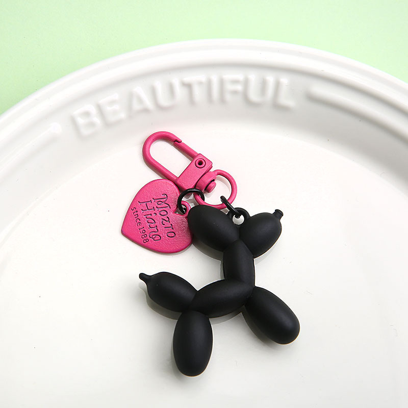 インスタイルレーザーバルーン犬キーホルダーペンダントキャンディーカラーの愛のジュエリーアクセサリー DIY 女性のバッグペンダント卸売|undefined
