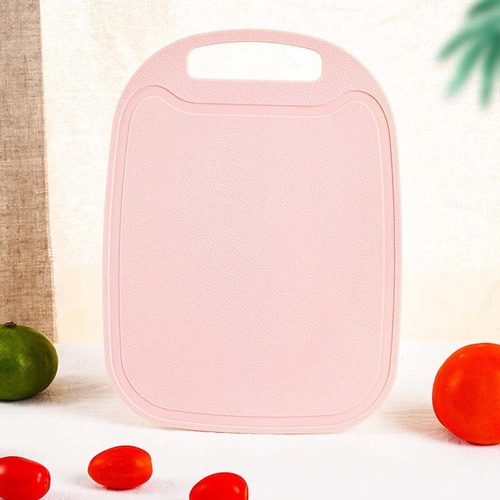 Kitchen oval double-sided children's food supplement cutting fruit and vegetable chopping board mildew-proof chopping board household plastic chopping board wholesale
