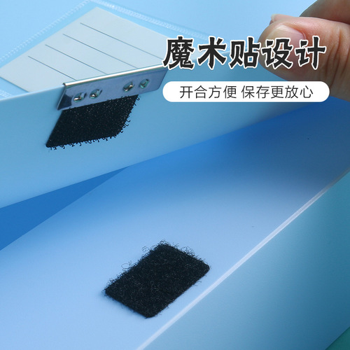 Morandi Archive Box PP Material Thickened A4 File Storage Box Folding Filing Folder Office Supplies Wholesale
