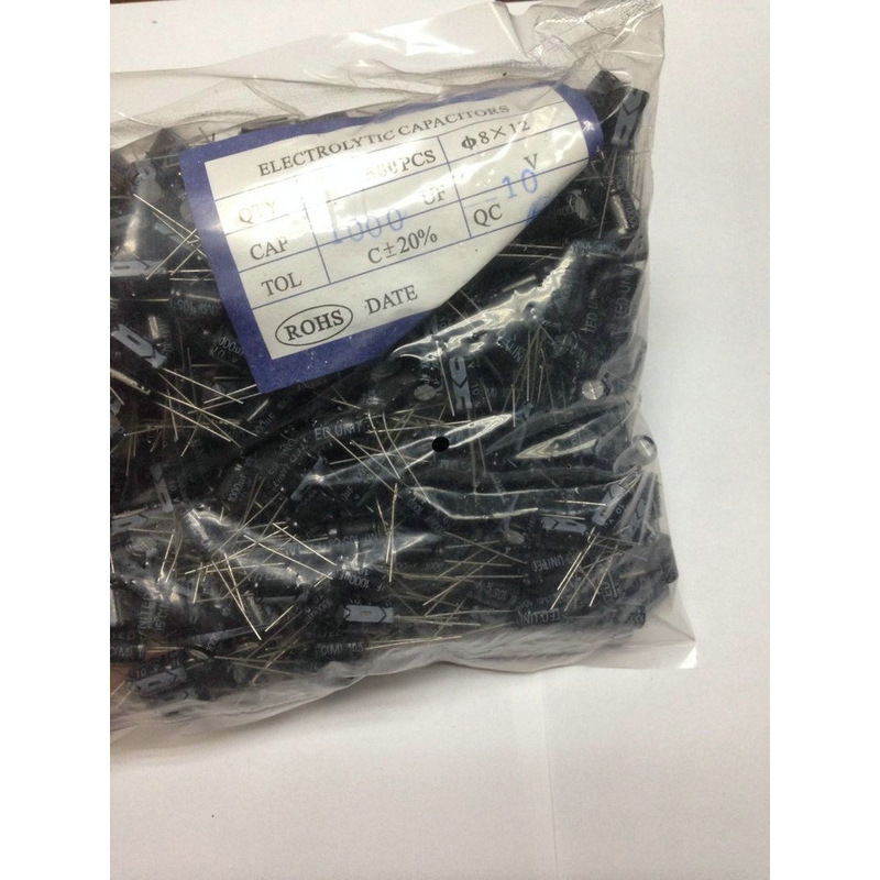 批发供应 铝电解电容25V1500UF  13X20 进口电解电容 高压电容