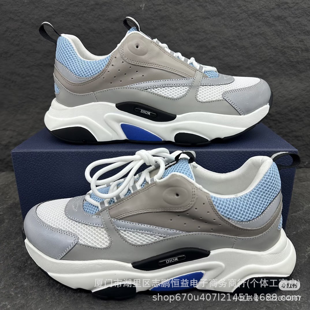 European D-Brand B22 Sports Casual Thick-Soled Fashion Breathable Unisex Height-Increasing Dad Shoes Cross-Border Lightweight