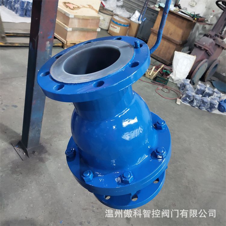 H40F46 -16P DN200 不锈钢浮球式衬氟止回阀 防倒流浮球止回阀