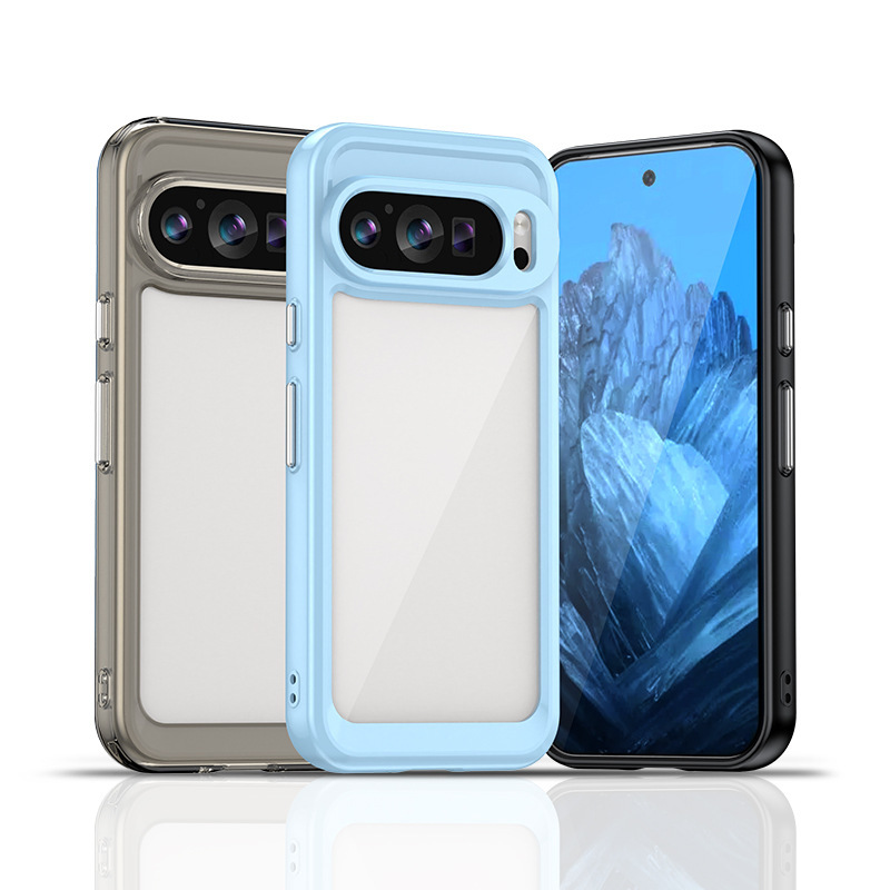 Suitable for colorful Google 9 mobile phone case Pixel9Pro mobile phone case 9proXL all-inclusive 9A acrylic solid color anti-drop