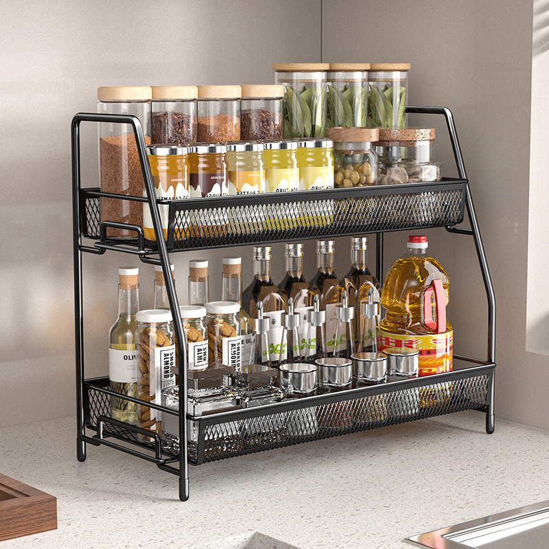 Manufacturer supplies countertop kitchen storage rack seasoning rack…
