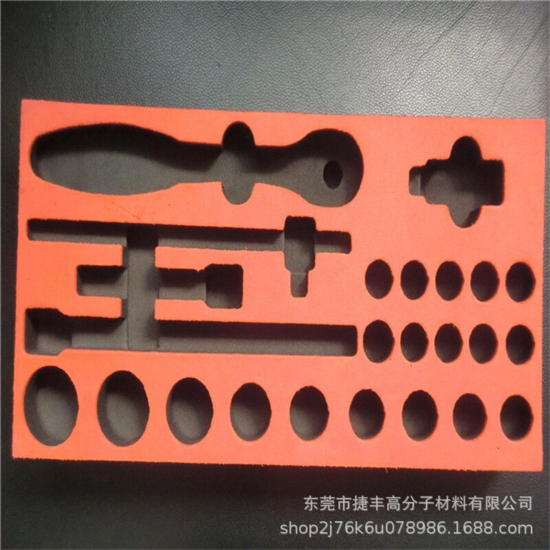 厂家供应黑色海绵内拖 电子产品化妆品内衬防震防静电工厂定制