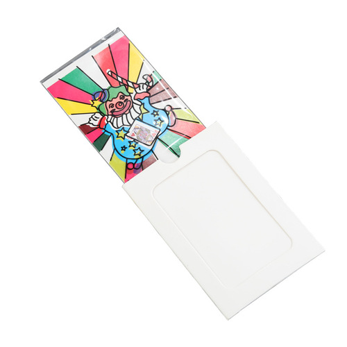 Clown color changing card white color changing painting magic toy children magic props prophecy color changing card batch