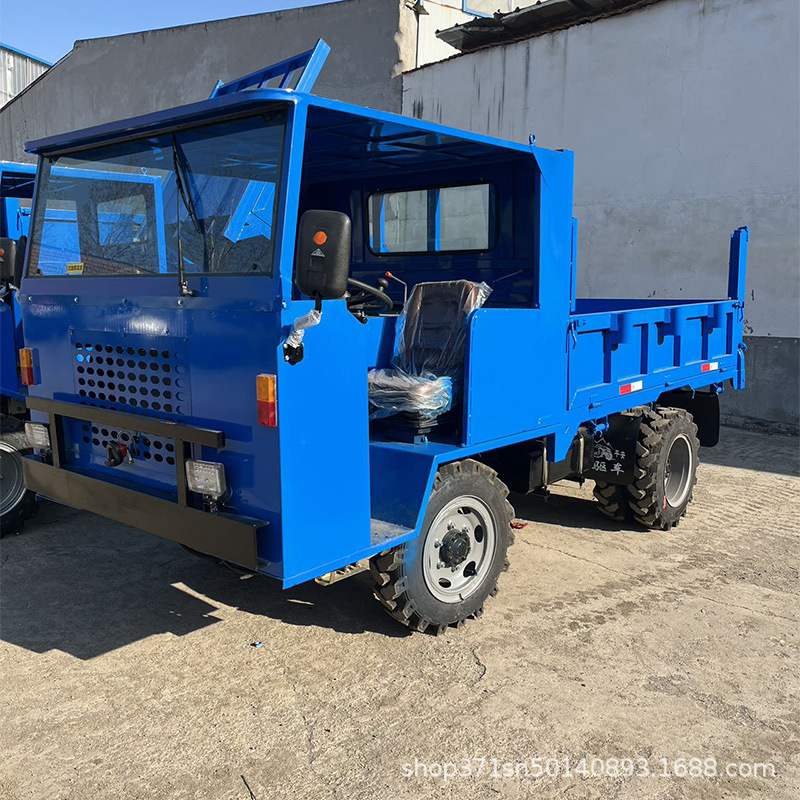 cuatro a diferencia de diesel ingeniería de construcción de camión de transporte de minas auto-volcando montaña rey 25 caballos de fuerza vehículo agrícola de cuatro tracciones
