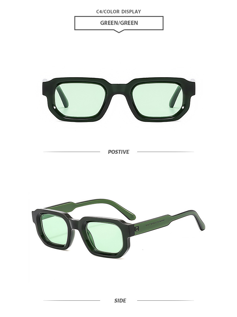 45g Weight Full Frame Glasses Structure Sunglasses Classification Ac, UV400 Protection Lens Material Square Glasses Style Outdoor, Travel, Beach Occasion Geometric Pattern All Seasons Season Unisex Gender Casual, Basic, Classic Style Style Casual Basic Classic Style Geometric Ac UV400 Protection Square Full Frame Women's Sunglasses 8